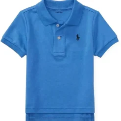 Ralph Lauren Baby Tops*Baby - Cotton Interlock Polo Shirt, Scot Blue