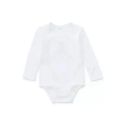 Ralph Lauren Baby Onesies & Bodysuits*Baby - Girl Embroidered Polo Bear Bodysuit, White