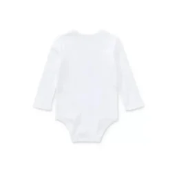 Ralph Lauren Baby Onesies & Bodysuits*Baby - Girl Embroidered Polo Bear Bodysuit, White