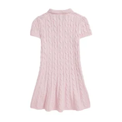 Ralph Lauren Dresses|Baby Dresses & Skirts*Baby - Girl Short Sleeve Cotton Cable Dress Pink