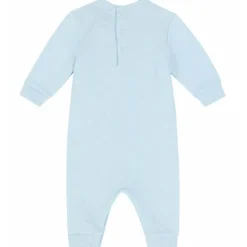 Ralph Lauren Baby One-Pieces*Baby - Long-Sleeve Magic Fleece Novelty Bear Graphic Coverall, Beryl Blue