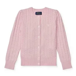 Ralph Lauren Baby Coats, Sweaters & Jackets*Baby - Long-Sleeve Cashmere Cable Knit Cardigan Sweater Pink