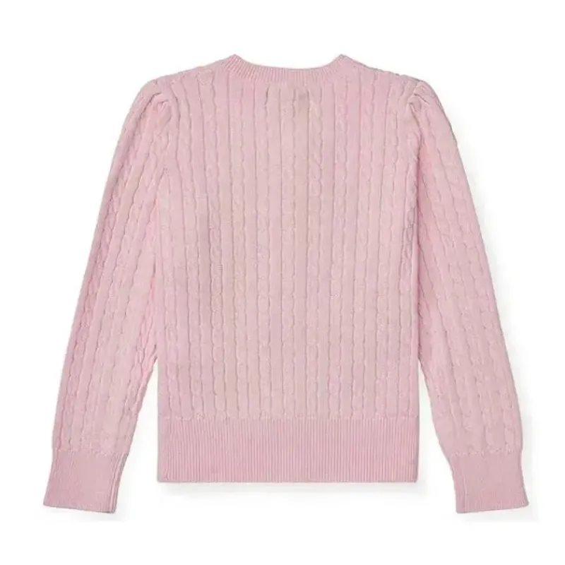 Ralph Lauren Baby Coats, Sweaters & Jackets*Baby - Long-Sleeve Cashmere Cable Knit Cardigan Sweater Pink