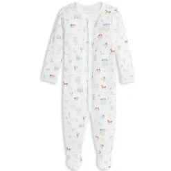 Ralph Lauren Baby One-Pieces*Baby - Long-Sleeve Interlock Knit Coverall Romantic Sampler
