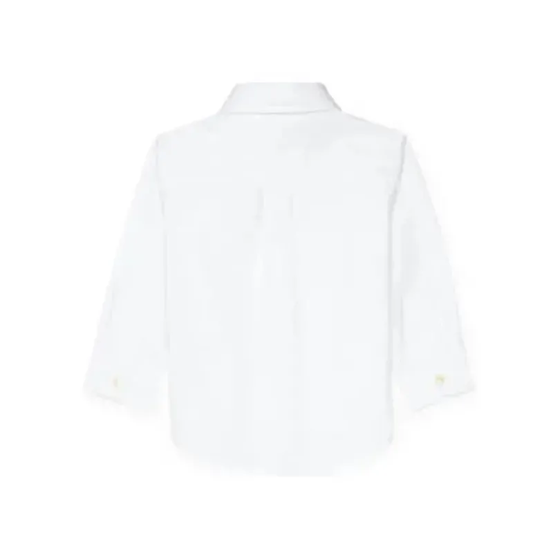 Ralph Lauren Baby Tops*Baby - Oxford Long Sleeve Top Shirt White