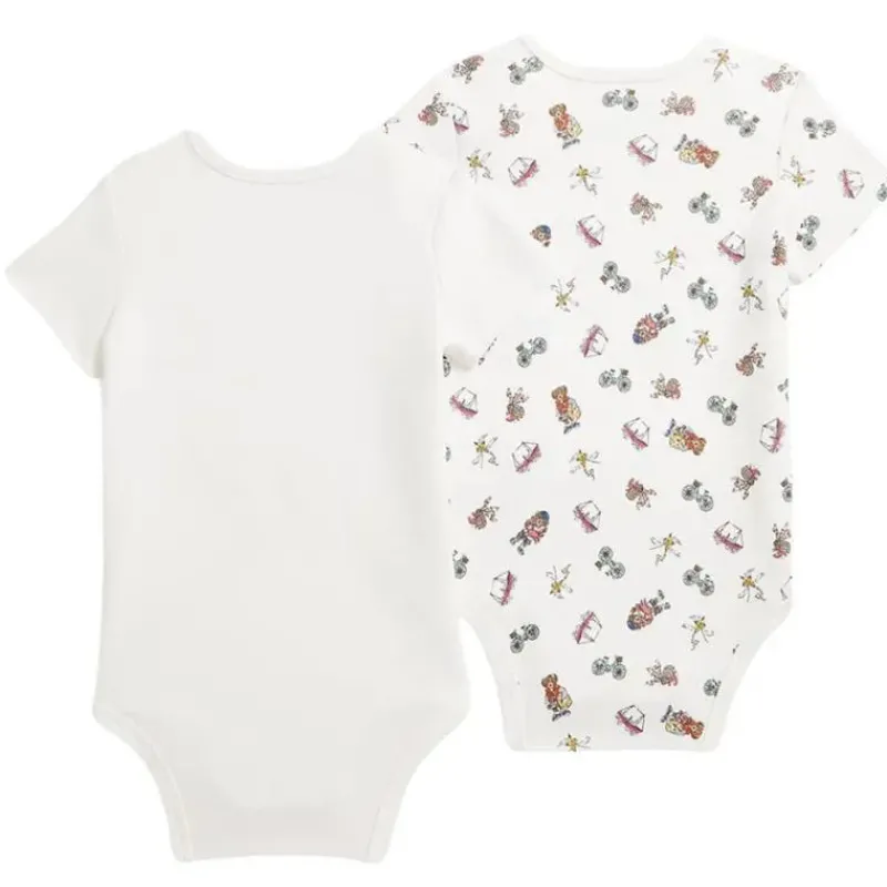 Ralph Lauren Baby Onesies & Bodysuits*Baby - 2Pk Short-Sleeve Cotton Interlock Novelty Bear Graphic Bodysuits, Boy Bear