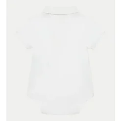 Ralph Lauren Baby One-Pieces*Baby - Short-Sleeve Basic Mesh Polo Bodysuit, White