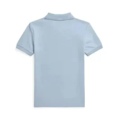 Ralph Lauren Baby Tops*Baby - Short-Sleeve Basic Mesh Novelty Bear Graphic Polo, Blue Hmngway Bear