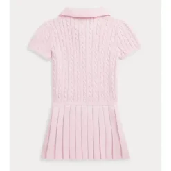 Ralph Lauren Dresses|Baby Dresses & Skirts*Baby - Short-Sleeve Cotton Mini Cable Knit Polo Dress