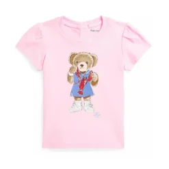 Ralph Lauren Baby Tops*Baby - Short-Sleeve Cotton Jersey Novelty Bear Graphic T-Shirt
