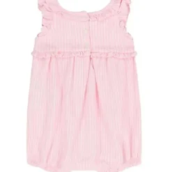 Ralph Lauren Baby One-Pieces*Baby - Sleeveless Oxford Mesh Bubble Shortall, Light Pink