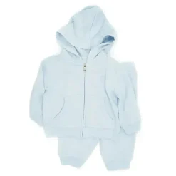 Ralph Lauren Baby Sets*Baby Blue 2pc Baby Boy Hoodie & Baby Boy Sweatpants Set