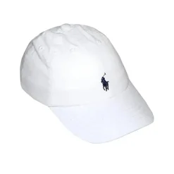 Ralph Lauren Baby Hats*Classic White Polo Baby Hat