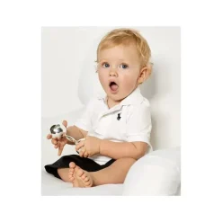 Ralph Lauren Baby Tops*Classic White Baby Boy Polo Shirt