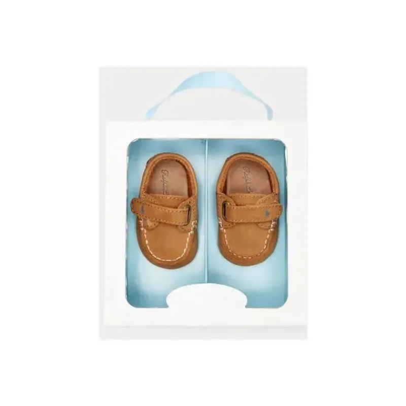 Ralph Lauren Baby Shoes*Layette Captain EZ Crib Shoe, Size 4M