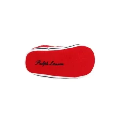 Ralph Lauren Baby Shoes*Layette Kids Vaughn Canvas, Red/Navy