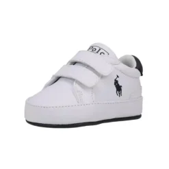 Ralph Lauren Baby Shoes*Toddler - Layette Lifestyle Heritage Court Ii Ez, White