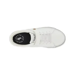 Ralph Lauren Baby Shoes*Toddler - Vulcanized Sayer Tumbled, White