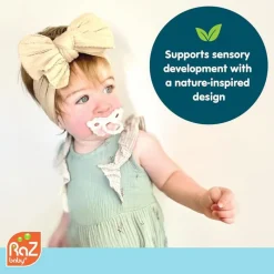 Nemcor Rattles & Teethers*Razbaby - Razberry Teether, Red/Green