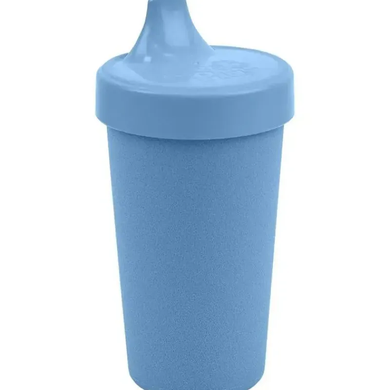 Re Play Straw, Sippy & Training Cups|Dishes, Utensils & Food Containers*- 10oz Reusable Spill Proof Cups for Kids, Denim