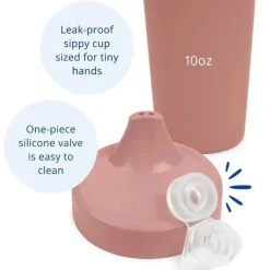 Re Play Straw, Sippy & Training Cups|Dishes, Utensils & Food Containers*- 10oz Reusable Spill Proof Cups for Kids, Desert