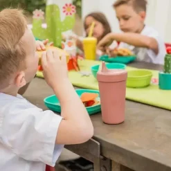 Re Play Straw, Sippy & Training Cups|Dishes, Utensils & Food Containers*- 10oz Reusable Spill Proof Cups for Kids, Desert