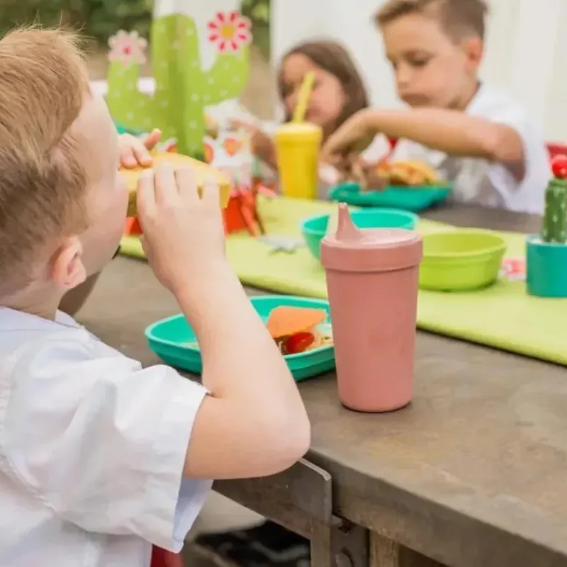 Re Play Straw, Sippy & Training Cups|Dishes, Utensils & Food Containers*- 10oz Reusable Spill Proof Cups for Kids, Desert