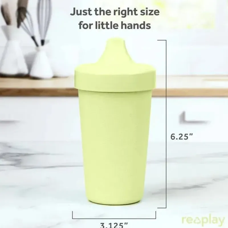 Re Play Straw, Sippy & Training Cups|Dishes, Utensils & Food Containers*- 10oz Reusable Spill Proof Cups for Kids, Leaf