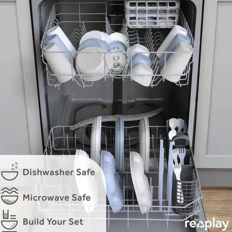 Re Play Straw, Sippy & Training Cups|Dishes, Utensils & Food Containers*- 10oz Reusable Spill Proof Cups for Kids, Grey