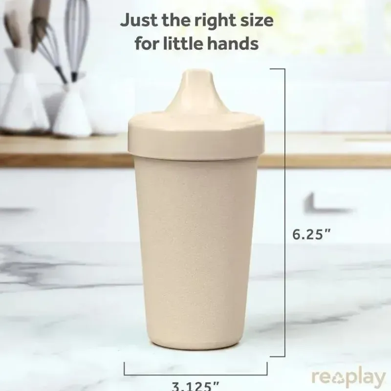 Re Play Straw, Sippy & Training Cups|Dishes, Utensils & Food Containers*- 10oz Reusable Spill Proof Cups for Kids, Sand