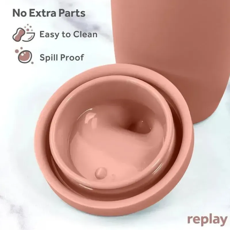 Re Play Straw, Sippy & Training Cups|Dishes, Utensils & Food Containers*- 8Oz Sustainables Silicone Sippy Cup for Toddlers, Desert