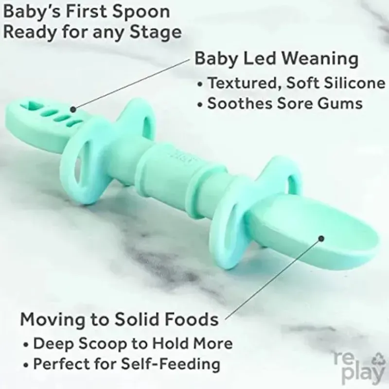 Re Play Utensils & Accessories|Dishes, Utensils & Food Containers*- 2Pk Dip & Redip Feeding Tool, Mint