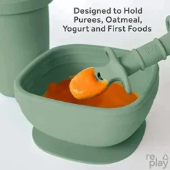 Re Play Utensils & Accessories|Dishes, Utensils & Food Containers*- 2Pk Dip & Redip Feeding Tool, Sage