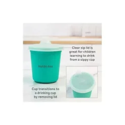 Re Play Plates & Bowls|Dishes, Utensils & Food Containers*- 5Pk Tiny Dining Set Feeding Supplies for Babies and Toddlers, Aqua