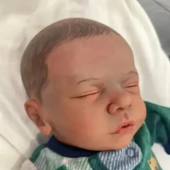 MacroBaby Reborn Dolls*Reborn Baby Doll - African American Vinyl & Painted Hair, Bryan