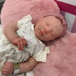 MacroBaby Reborn Dolls*Reborn Baby Doll - White Vinyl, Alexa Asleep