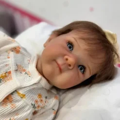 MacroBaby Reborn Dolls*Reborn Baby Doll - White Vinyl & Blue Eyes, Bettie