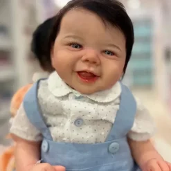 MacroBaby Reborn Dolls*Reborn Baby Doll - White Vinyl & Fabric Torso, Vivian