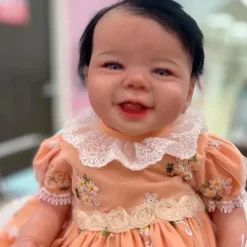 MacroBaby Reborn Dolls*Reborn Baby Doll - White Vinyl & Fabric Torso, Vivian