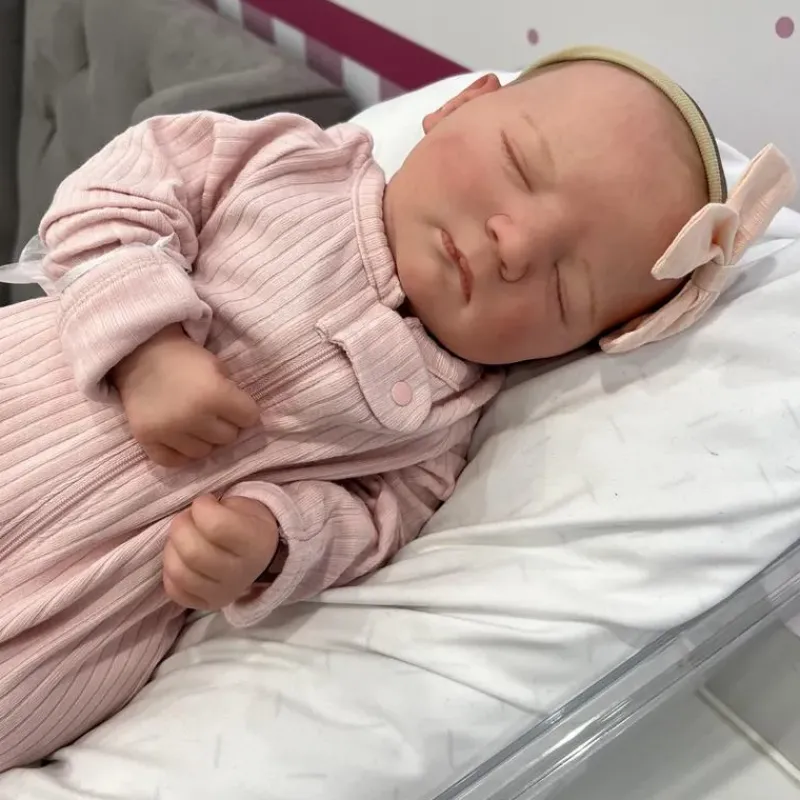 MacroBaby Reborn Dolls*Reborn Baby Doll - White Vinyl, Jennie Asleep 2