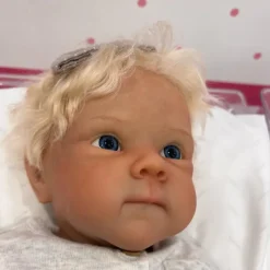 MacroBaby Reborn Dolls*Reborn Baby Doll - White Vinyl & Rooted Blonde Hair, Shyann