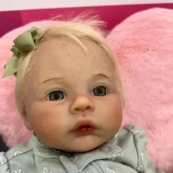 MacroBaby Reborn Dolls*Reborn Baby Doll - White Vinyl & Blonde Hair, Meadow
