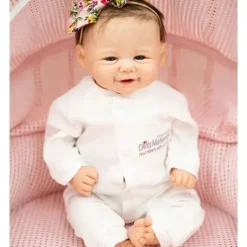 MacroBaby Reborn Dolls*Reborn Baby Dolls - White Vinyl & Fabric Torso, Vivian 2