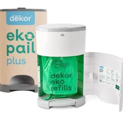 Regal Lager Diaper Pails & Refills*Regal-Lager - Dekor Eko Plus, White