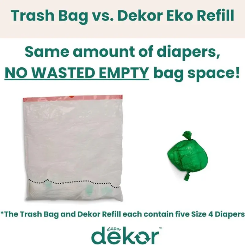 Regal Lager Diaper Pails & Refills*Regal-Lager - Dekor Eko Plus, White