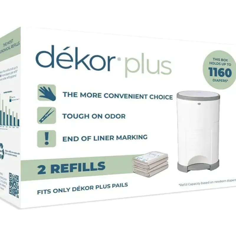 Dekor Diaper Pails & Refills*Regal-Lager - 2Pk Diaper Plus Diaper Pail Refills