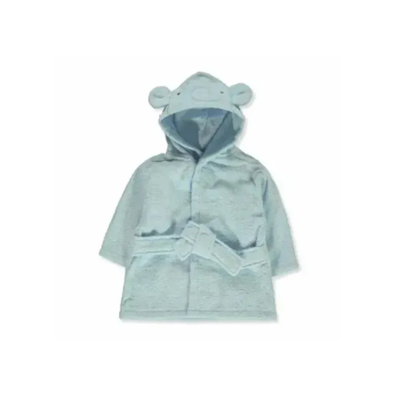René Rofé Baby Robes*Rene Rofe Baby Hooded Elephant Bathrobe Blue
