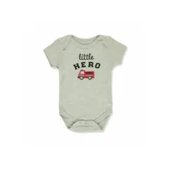 René Rofé Baby Sleepwear*Rene Rofe Bodysuit Little Hero Truck Pijama Set