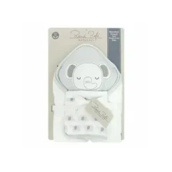 René Rofé Baby Bath Towels*Rene Rofe Hooded Tower & Washcloth Set Elephant