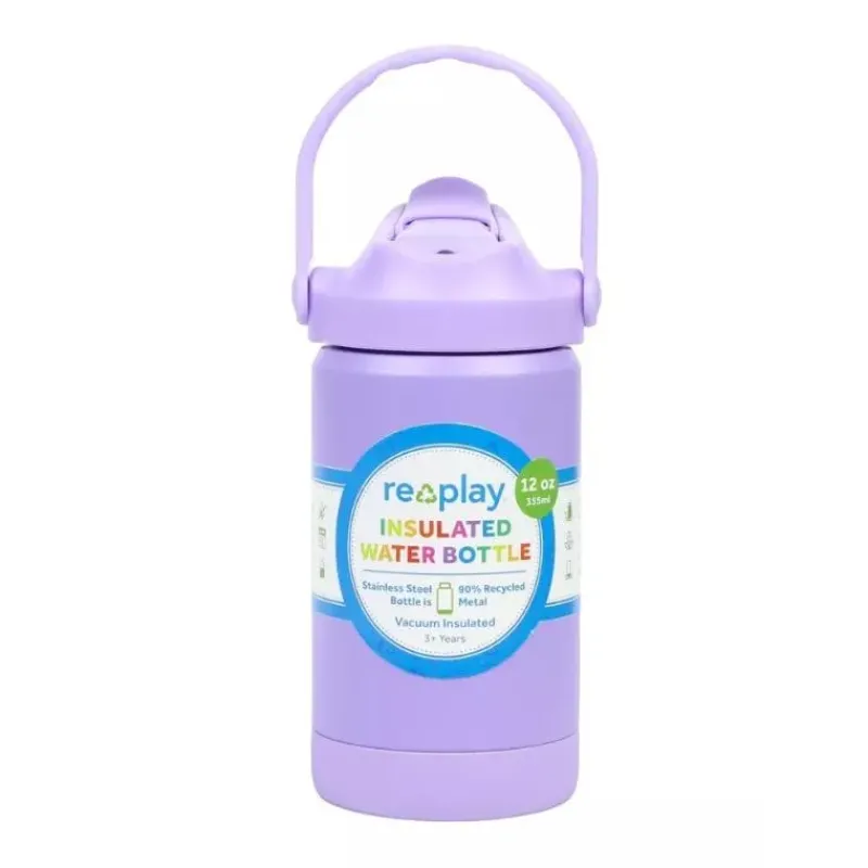 Re Play Water Bottle|Dishes, Utensils & Food Containers*Re-Play - 12 Oz Insulated Recycled Stainless Steel Water Bottle, Lavender
